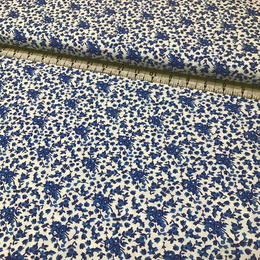 Poplin - Blue Willow 60" Wide 100% Cotton Fabric