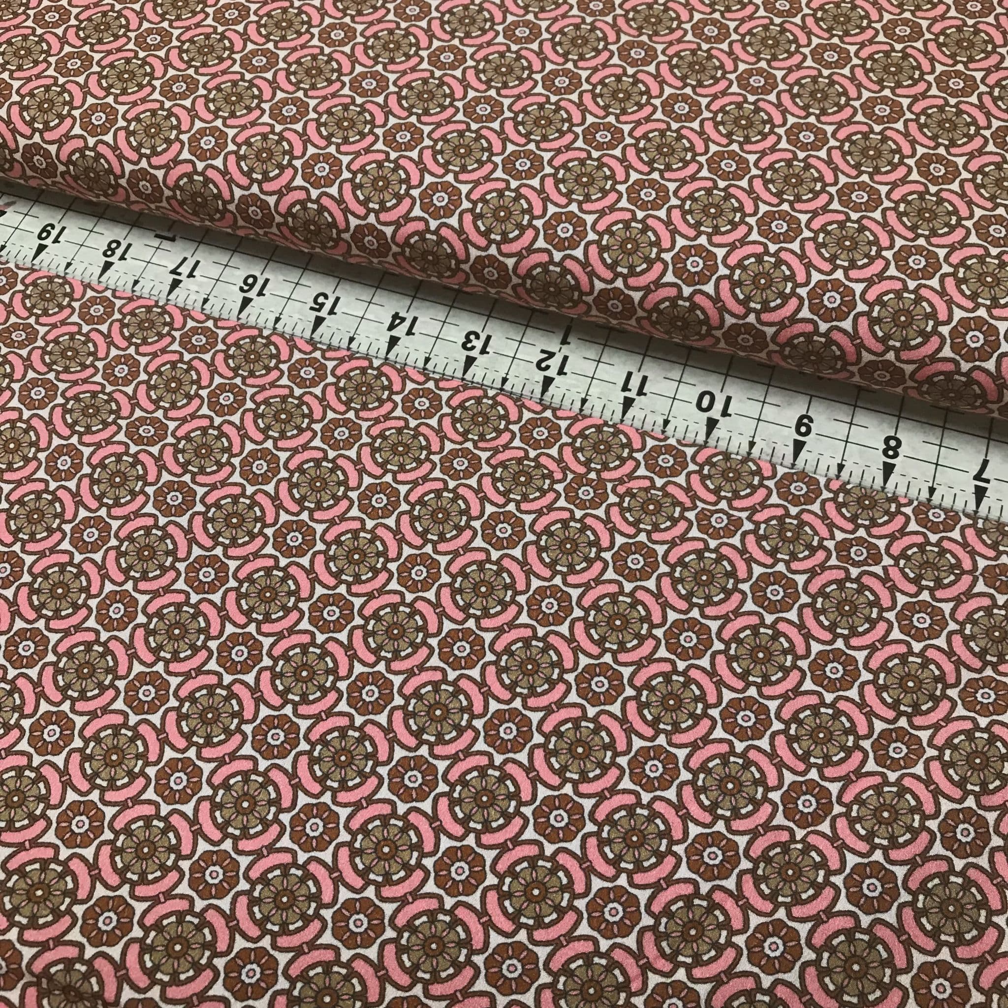 Poplin - Moroccan Link 60" Wide 100% Cotton Fabric Yard