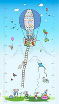 Stof - Count on Me Height Chart Quilt Fabric Panel