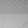 Designer Jacquard - Light Grey Daisies 60" Wide 100% Cotton Fabric