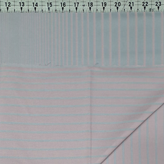 Designer Jacquard - Pink Gradient Stripe 60" Wide 100% Cotton Fabric