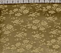 Luxury Viscose Lining - Golden Floral Lustre 60" Wide Fabric - Crafts and Quilts
