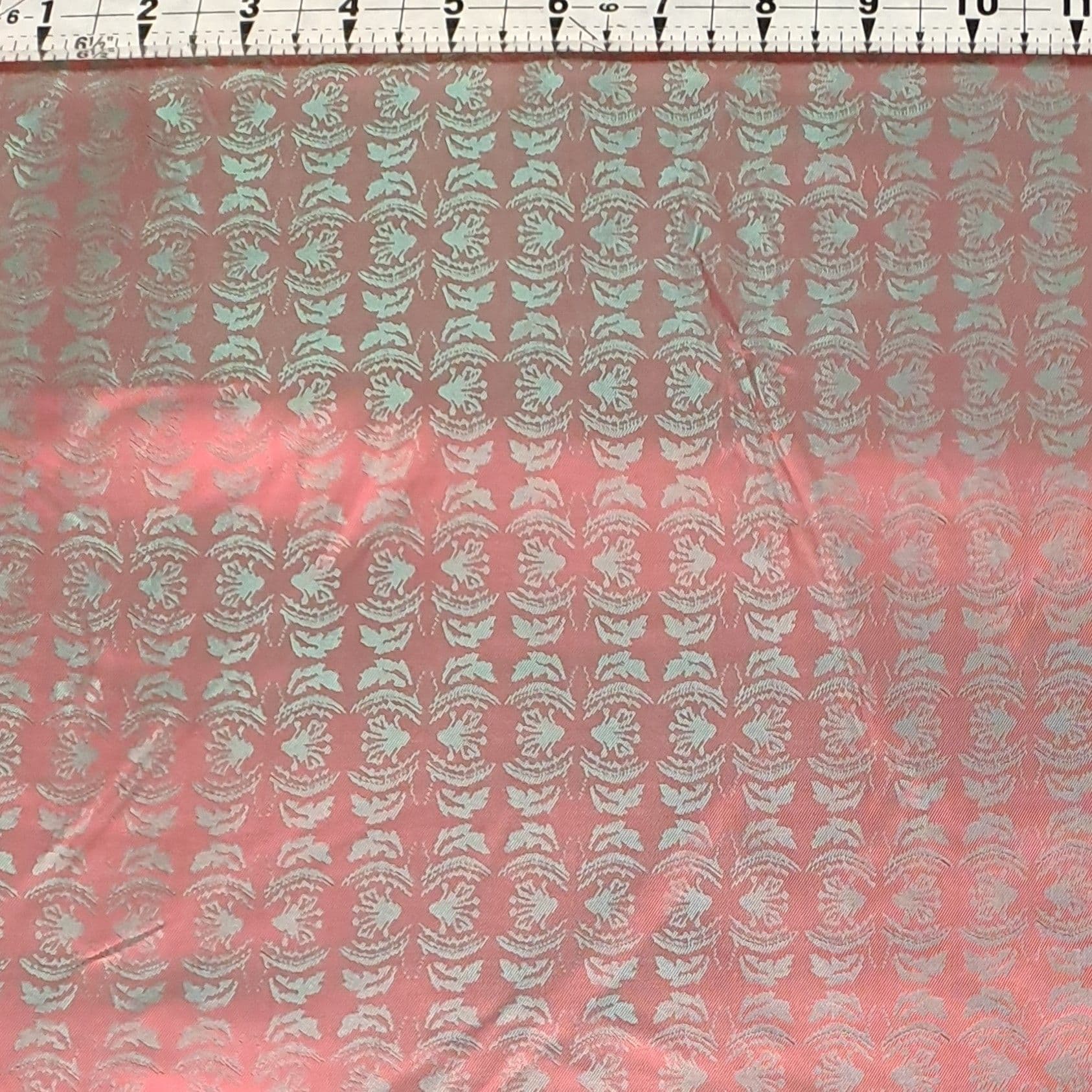 Luxury Viscose Lining - Green Red Lustre 60" Wide Fabric