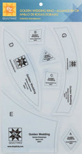 Simplicity EZ Quilting - Golden Wedding Ring Template Set - Crafts and Quilts