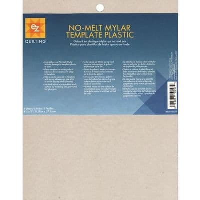 Simplicity EZ Quilting - No-Melt Mylar Template Plastic 6 Sheets