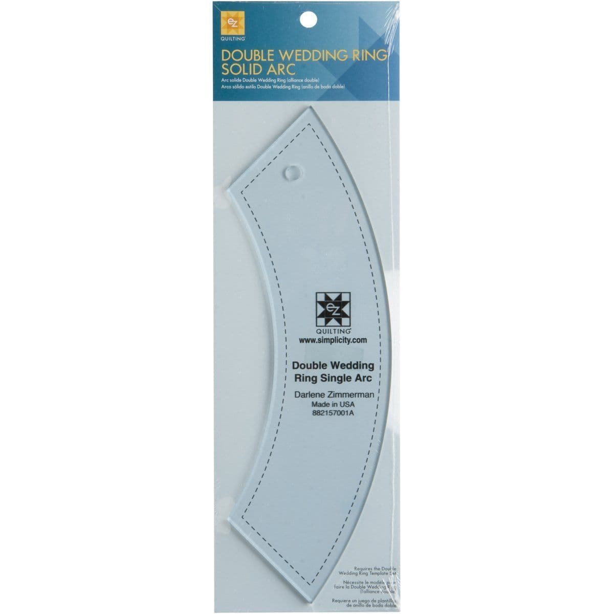 Simplicity EZ Quilting - Double Wedding Ring Single Arc