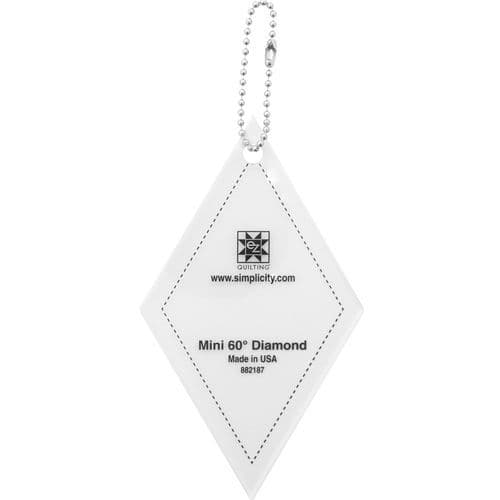 Simplicity EZ Quilting - Mini Template 60 Degree Diamond