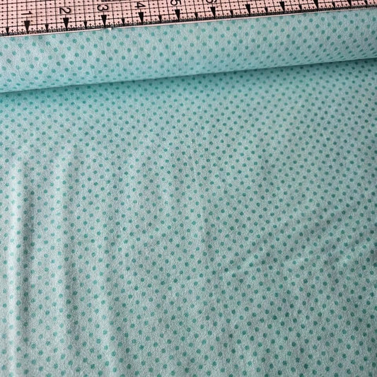 Fabri-Quilt - Blue Spot Brushed Cotton 100% Cotton Fabric - Crafts and Quilts