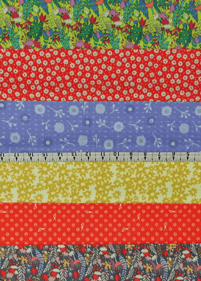 Fat Quarter Bundle - Edie's Garden - 100% Cotton Fabric Bundle