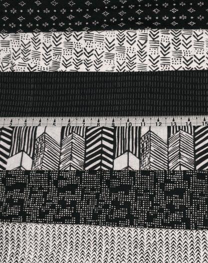 Fat Quarter Bundle - Hoffman Batik Monochrome - 100% Cotton Fabric Bundle