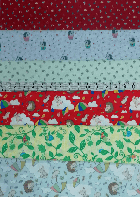 Fat Quarter Bundle - Woodland Critters- 100% Cotton Fabric
