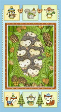 Henry Glass - Hedgehugs Hedgehogs Quilt Fabric Panel