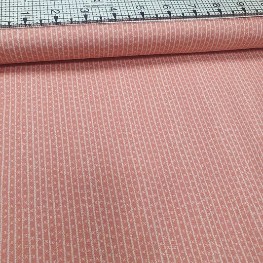 Henry Glass - All in a Day Blush Stripe by Anni Downs 100% Cotton Fabric - Crafts and Quilts