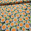 Henry Glass - Busy Bees Sunflower Daisy 100% Cotton Fabric - Crafts and Quilts