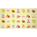 Henry Glass - Delicious Wishes Cakes Quilt Fabric Panel