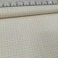 Henry Glass - Peaceful Garden Cream Plaid 100% Cotton Fabric - Crafts and Quilts