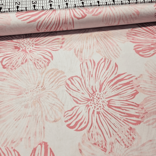 Hoffman - Bali Batik Handpaints Marguerite Pale Pink 3357-404 100% Cotton Fabric