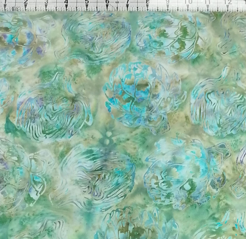 Hoffman - Bali Batiks Handpaints Artichoke Heart 100% Cotton Fabric - Crafts and Quilts
