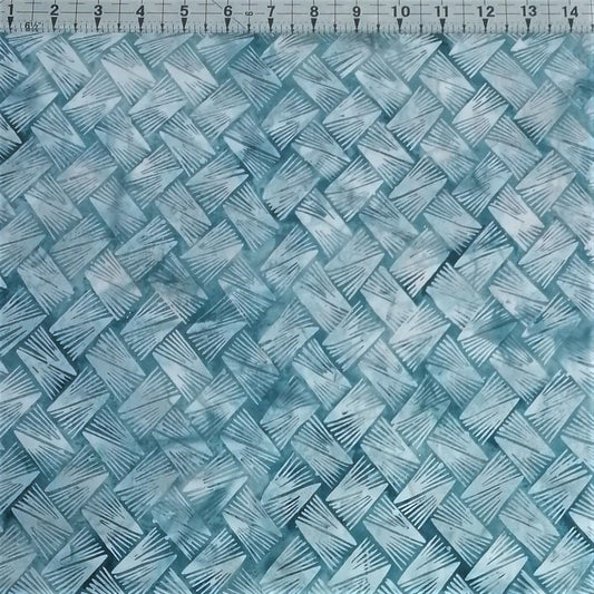 Hoffman - Bali Batiks Handpaints Basketweave Steel Blue 100% Cotton Fabric