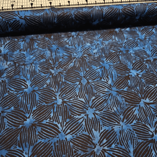 Hoffman - Bali Batiks Handpaints Blooms Licorice 2153-440 100% Cotton Fabric