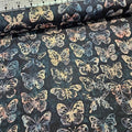 Hoffman - Bali Batiks Handpaints Butterflies Steel 3356-905 100% Cotton Fabric