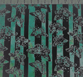 Hoffman - Bali Batiks Handpaints Butterfly Stripe Green 100% Cotton Fabric