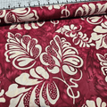 Hoffman - Bali Batiks Handpaints Caladium Wine 3355-405 100% Cotton Fabric