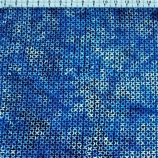 Hoffman - Bali Batiks Handpaints Chains Blue 100% Cotton Fabric