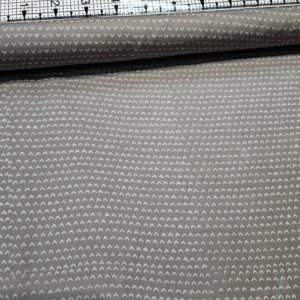 Hoffman - Bali Batiks Handpaints Chevron Steel 100% Cotton Fabric