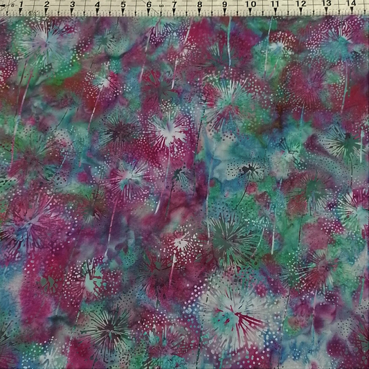 Hoffman - Bali Batiks Handpaints Dandelion Wishes Agate 100% Cotton Fabric