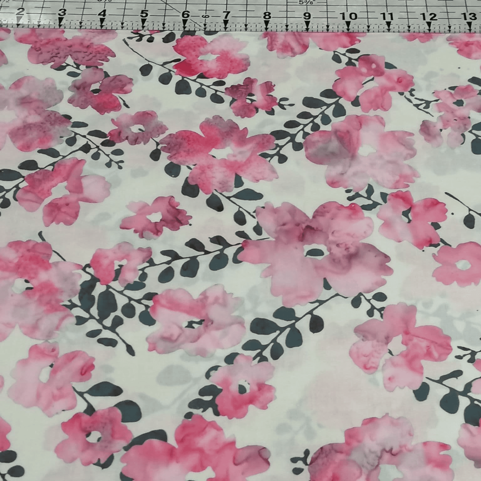 Hoffman - Bali Batiks Handpaints Island Blooms Pink 100% Cotton Fabric