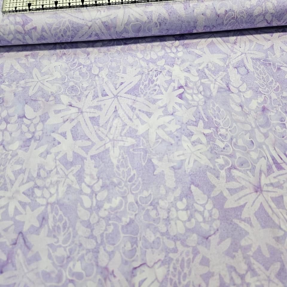 Hoffman - Bali Batiks Handpaints Lilacs Lilac 3355-527 100% Cotton Fabric