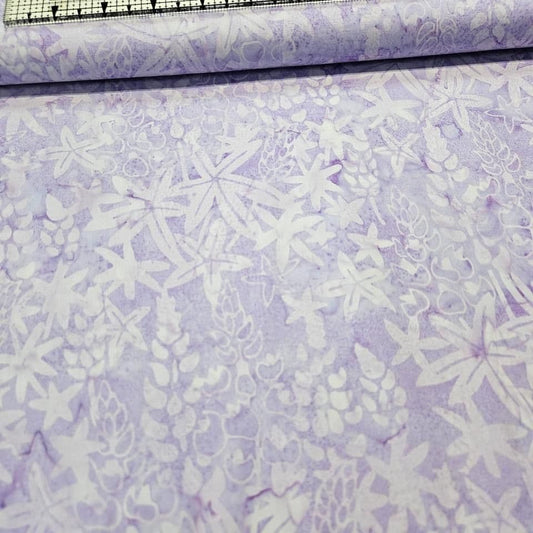 Hoffman - Bali Batiks Handpaints Lilacs Lilac 3355-527 100% Cotton Fabric