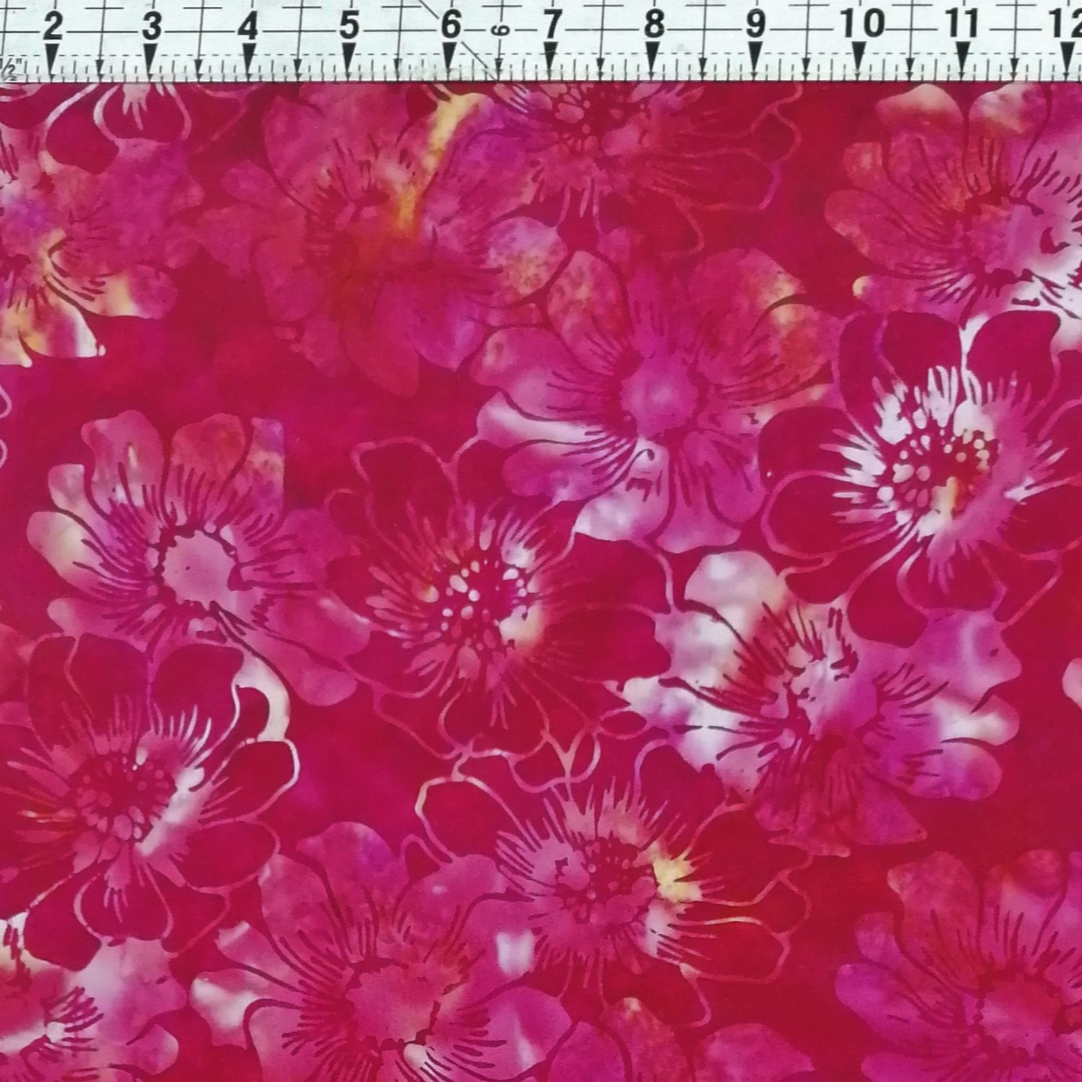 Hoffman - Bali Batiks Handpaints Luau Magenta 100% Cotton Fabric