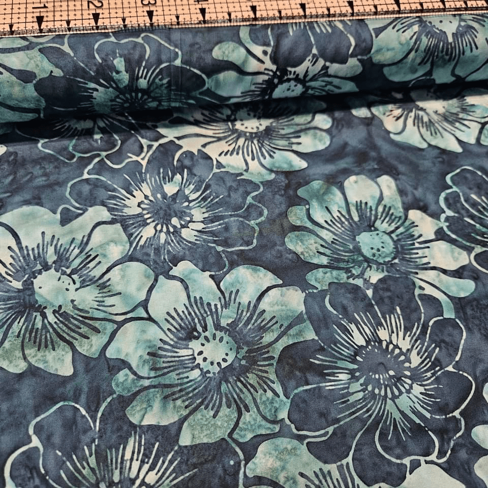 Hoffman - Bali Batiks Handpaints Luau Teal 3361-707 100% Cotton Fabric