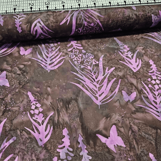 Hoffman - Bali Batiks Handpaints Pressed Flowers Twilight 3355-304 100% Cotton Fabric
