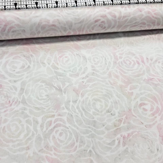 Hoffman - Bali Batiks Handpaints Rose Oyster 3355-402 100% Cotton Fabric