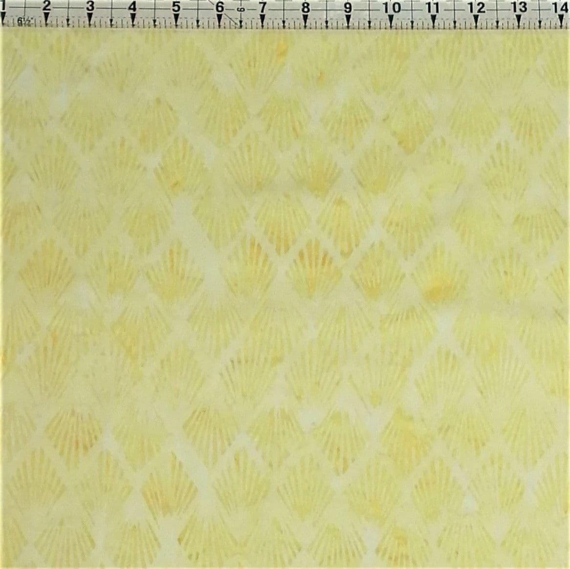 Hoffman - Bali Batiks Handpaints Seashell Citrine 100% Cotton Fabric