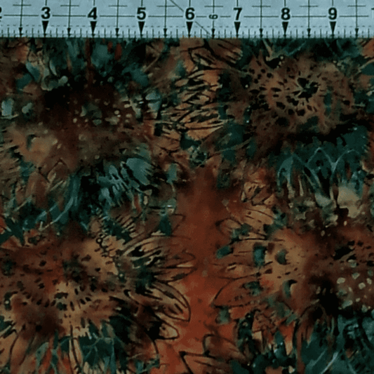 Hoffman - Bali Batiks Handpaints Sunflower Woodstock 100% Cotton Fabric