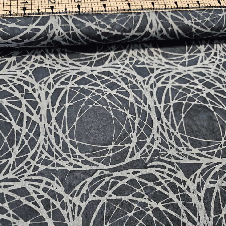 Hoffman - Bali Batiks Handpaints Swirl Steel 3336-105 100% Cotton Fabric
