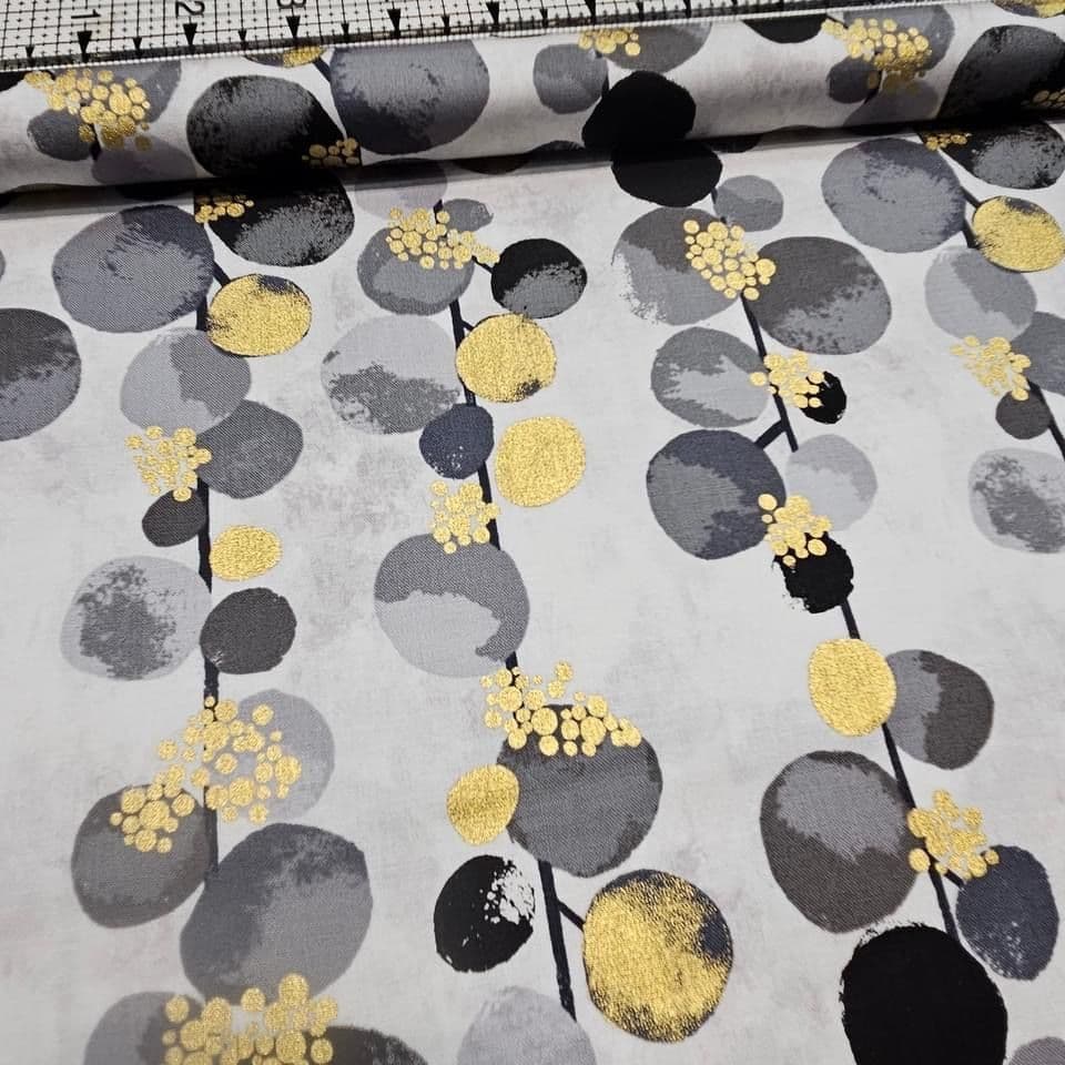 Hoffman - Mixed Metals Eucalyptus S#Q516 100% Cotton Fabric