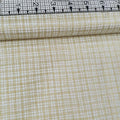 Hoffman - Style Gold Check Metallic G8565 100% Cotton Fabric