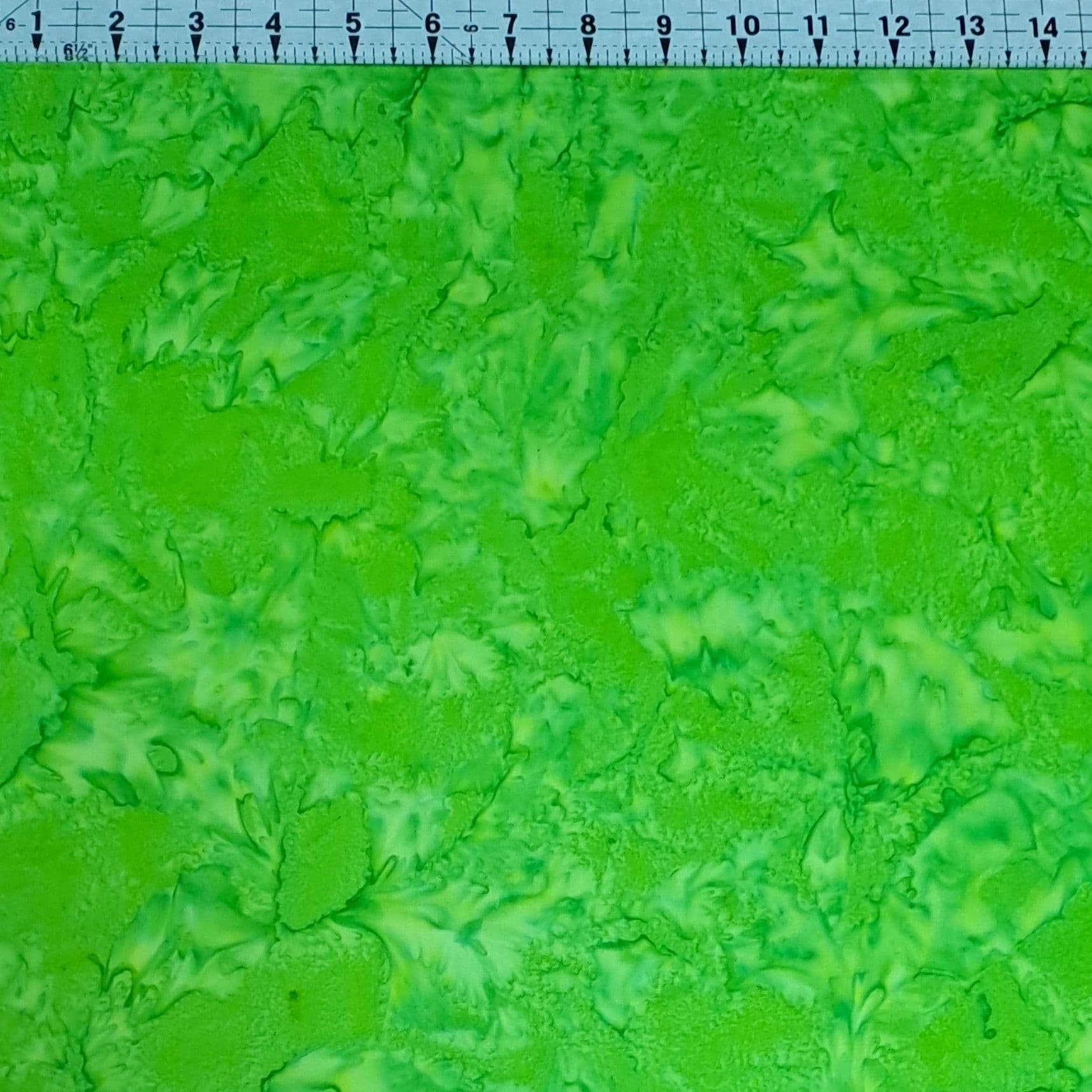 Indonesian Bali Batik - Marble Lime Green 100% Cotton Fabric - Crafts and Quilts