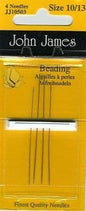 John James - Beading Needles - 10/13
