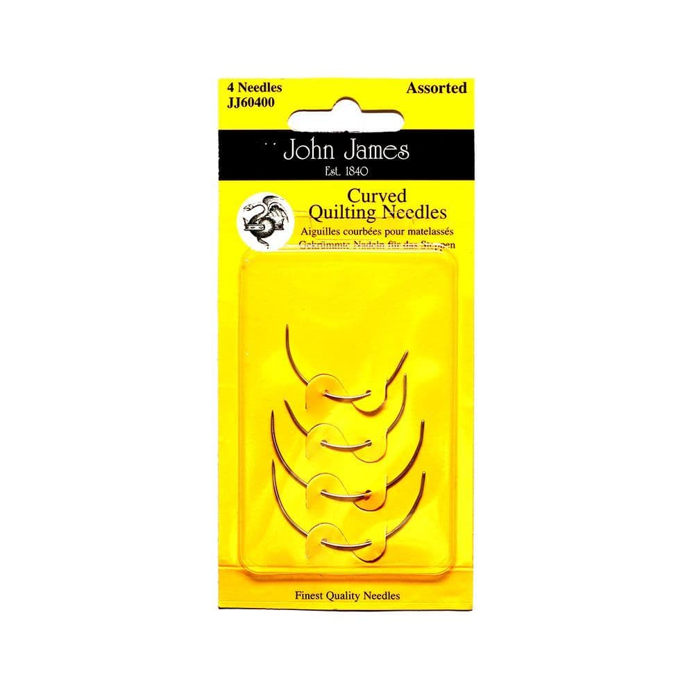 John James Curved Quilting Needles 4 Pack