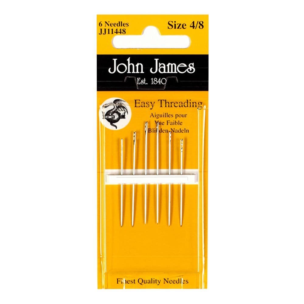 John James Easy Threading Needles X 6 Size 3/4
