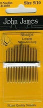 John James - Sharps Needles Size 5/10