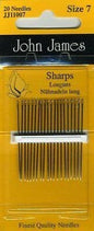 John James - Sharps Needles Size 7