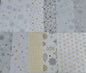 Layer Cake  - Christmas Metallics Whites - Twenty 10" Squares 100% Cotton Fabric Bundle