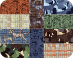 Layer Cake  - Country Walks - Twenty 10" Squares 100% Cotton Fabric Bundle